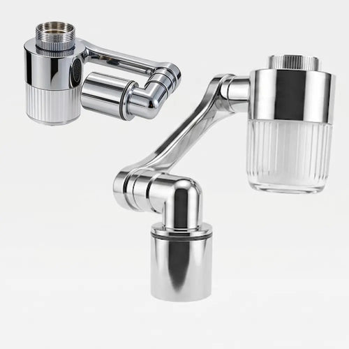 SOPAMI Multi-Angle Swivel Faucet Extender - Rotatable Anti-Splash Tap Aerator with Full Adapter Kit for Kitchen, Bathroom