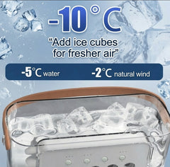 3-in-1 Mini Fan – Humidifier, Personal Air Cooler & Portable LED Light